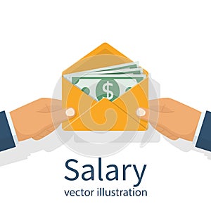 Give a salary. vector