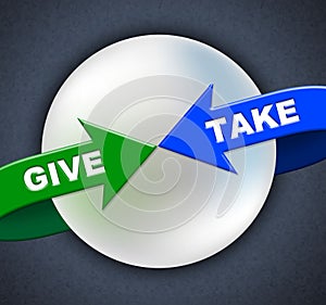 Give Take Arrows Shows Donated Proffer And Taking