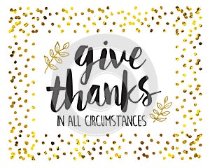 Give Thanks in all Circumstances Printable