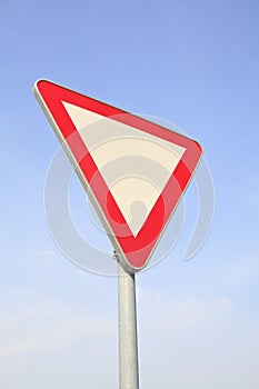 Give way sign