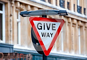Give way Sign