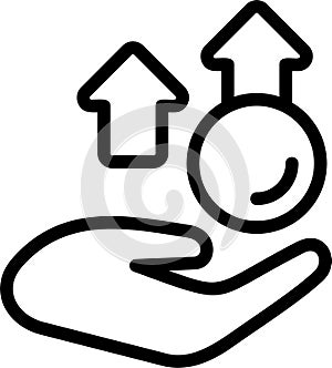 Giving Back Vector Icon