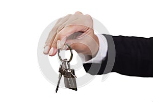 Giving house keys