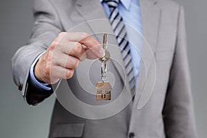 Giving house keys