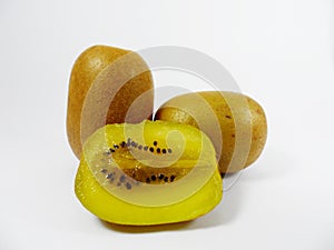 Giwi on white background