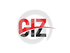 GIZ Letter Initial Logo Design Vector Illustration photo