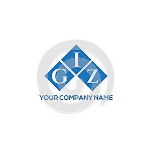 GIZ letter logo design on WHITE background. GIZ creative initials letter logo concept. GIZ letter design photo