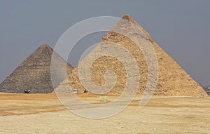 Giza Plateau at Cairo, Egypt.