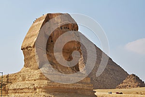 Giza Plateau at Cairo, Egypt.