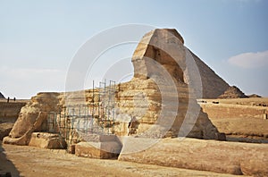 Giza Plateau at Cairo, Egypt.