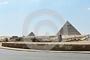 Giza Pyramid complex, Cairo, Egypt