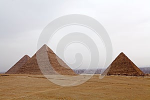 The Giza Pyramid Complex in Giza, Egypt