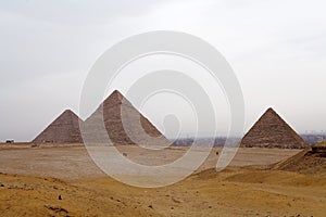 The Giza Pyramid Complex in Giza, Egypt