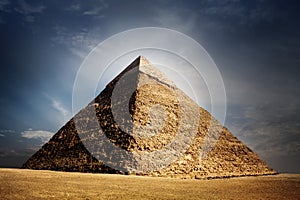 Giza pyramids, cairo, egypt