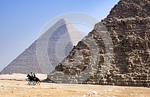 Giza pyramids, cairo, egypt