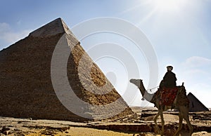 Giza pyramids, cairo, egypt