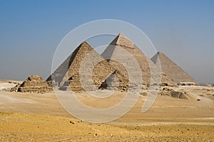 Giza pyramids, Cairo, Egypt photo