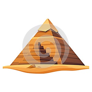 Gíza pyramídy vektor ilustrácie 