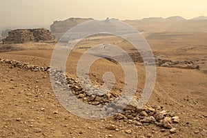 The Giza view near Pyramids