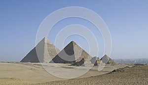 Gizeh Pyramids in Cairo, Egypt