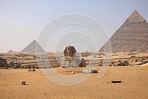 Gizeh pyramids near Cairo - Egypt