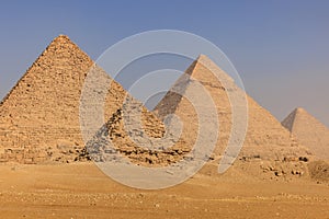 Gizeh pyramids near Cairo - Egypt