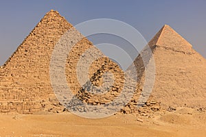 Gizeh pyramids near Cairo - Egypt