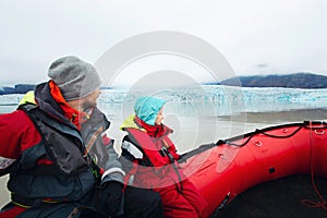 Glacial lagoon boat ride