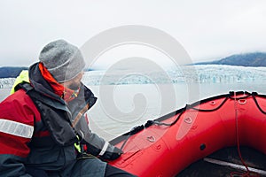 Glacial lagoon boat ride