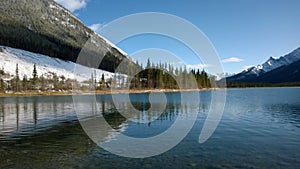 Glacial lake, Knanaskis, Canmore, Alberta, Canada