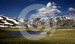 Glacial lake in Macedonia photo