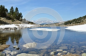 Glacial lake of the Madriu-Perafita-Claror valley