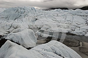 Glacial landscape photo