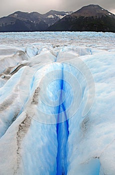 Glacial mountain landscape in Patagonia