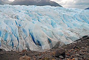 Glacial mountain landscape in Patagonia