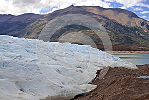 Glacial mountain landscape in Patagonia