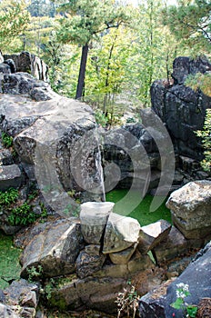 Glacial potholes at Interstate State Park in Minnesota, along th