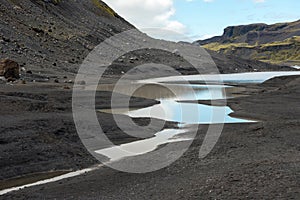 Glacial river in Iceland