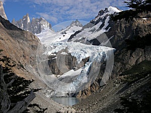 Glaciar Piedras Blancas, Patagonia, Argentina photo