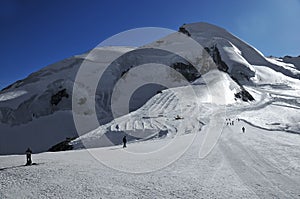 Glacier all year skiing