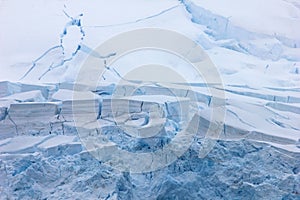 Glacier, Antarctic landscape