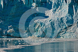 Glacier calves into the Ocean in a dramatic way.