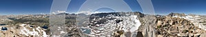 Glacier Divide Mountain Panorama