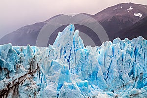 On the glacier formed Calgaspors - penitent firn