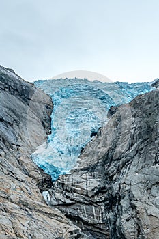 Glacier getting smaller and smaller