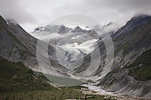 Glacier in Glacier Bay National Park and Preserve