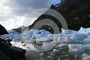 Glacier Grey in Torres del Paine photo