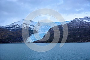 Glacier Italia in Tierra del Fuego, Chile photo