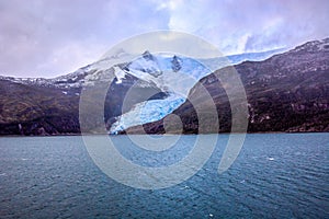 Glacier Italia in Tierra del Fuego, Chile photo