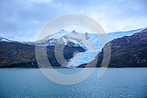 Glacier Italia in Tierra del Fuego, Chile photo